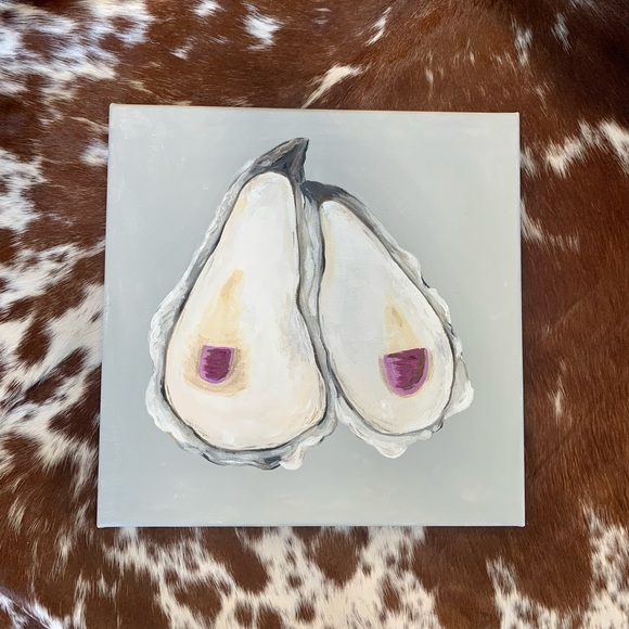 Oyster Painting on Canvas - Picture 3 of 6